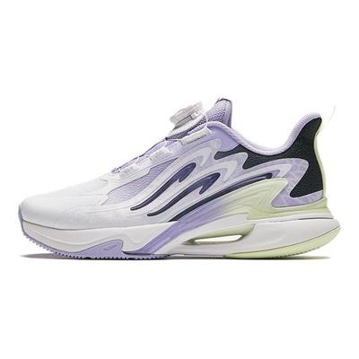Kids Versatile Comfortable Simple Non-Slip Balance Lightweight Shock Absorption Low-Top Running Shoes Kids Running Shoes White Purple 322415513-4