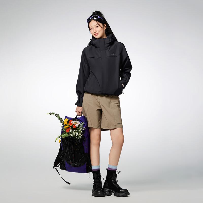 Women's 3-in-1 Outdoor Waterproof Fleece Lined Jacket