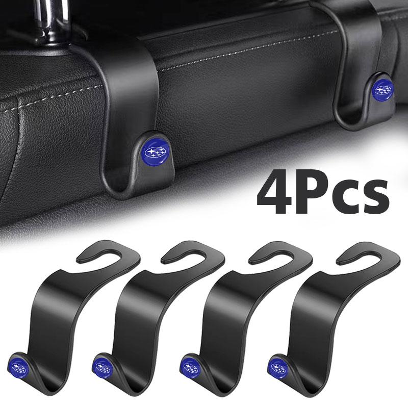 2/4Pcs Car Seat Hook Multifunctional Storage Hanger Car Styling For Subaru Impreza Legacy WRX STI BRZ Forester Ascent Levorg XV