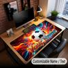 Tapis de Souris Personnalisé Thème Football Personnalisé Avec Nom Texte Tapis de Bureau Personnalisé Pour Bureau Décoration de Maison