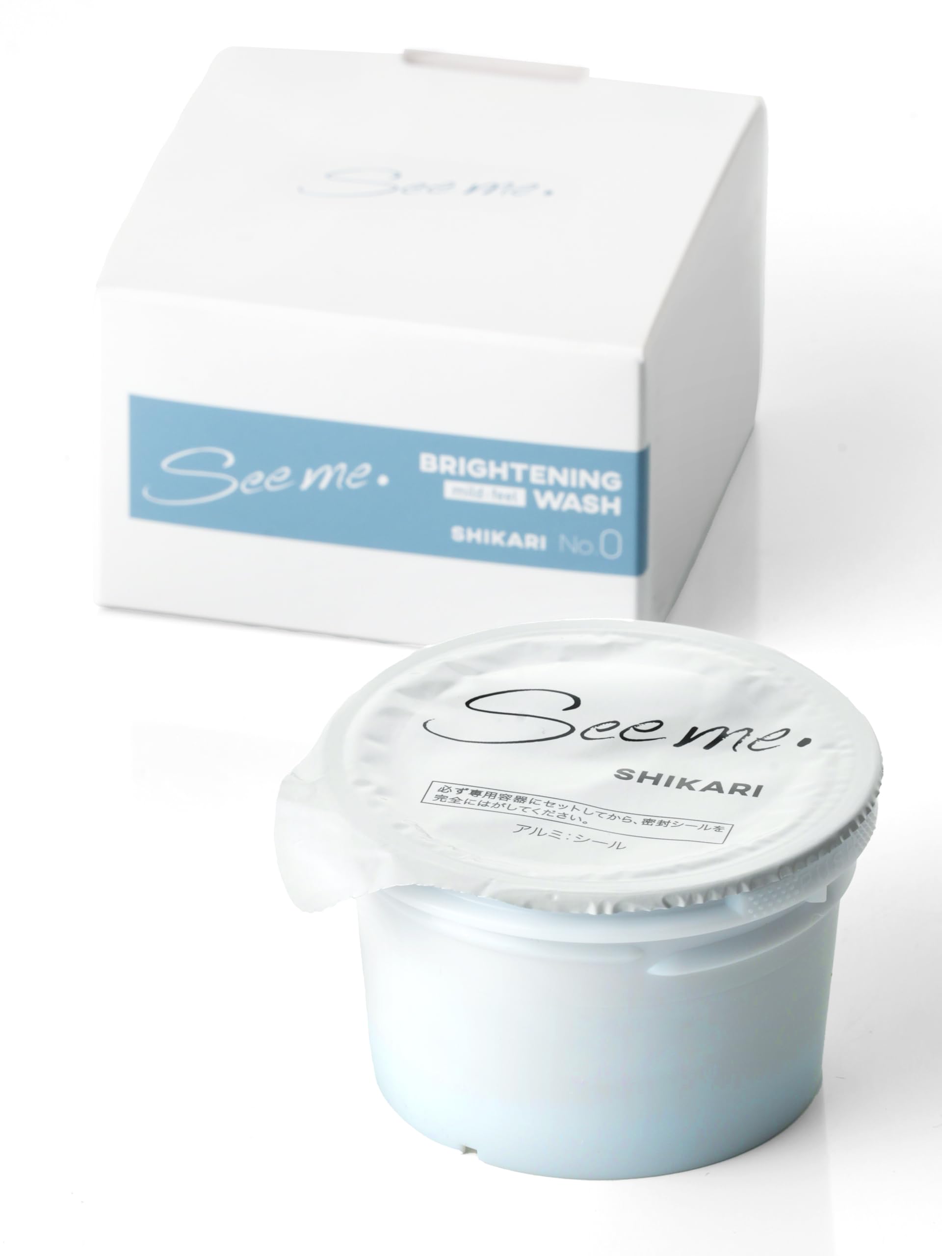 

SHIKARI Осветляющая умывалка Мягкая 60 г Запас Лечебный Очищающий Пакет для Лица Пенящееся Средство для Умывания Поры Черные Точки Чувствительная Чувствительная День Подарок [Включен Запасной Блок]