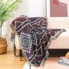 Double Side Boho Plaid Decorative Blankets For Bed Sofa Cover Camping Picnic Blanket Mat Tapestry Chair Couch Slipcover Blanket