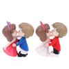 Romantische Paare DIY Miniaturfigur Gartendekoration Puppenhaus Mikro-Landschaft