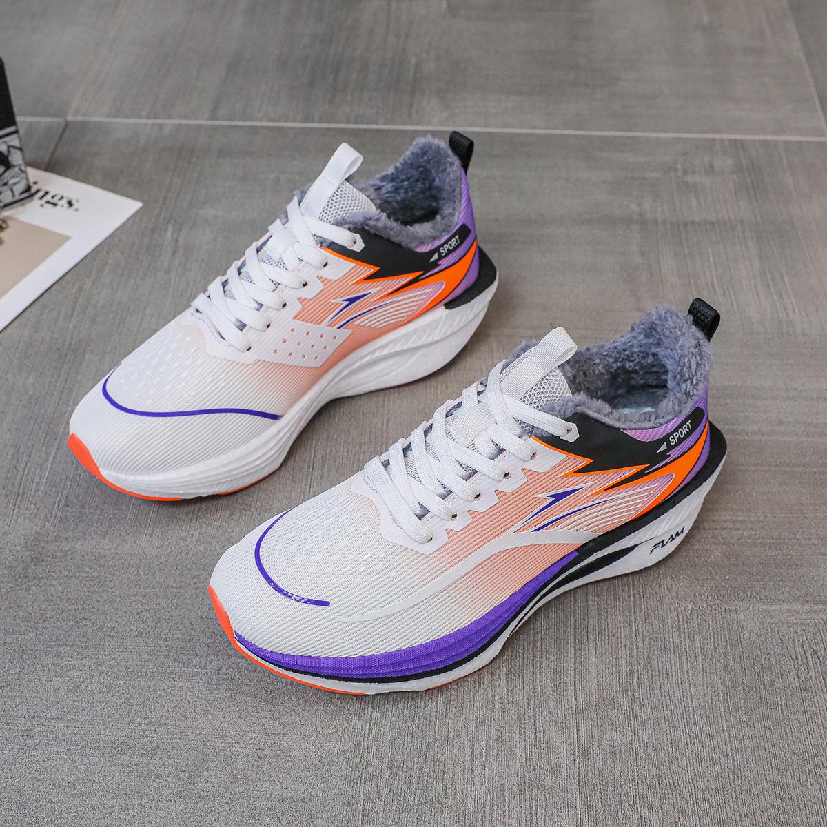 Зимние кожаные велюровые теплые хлопковые туфли повседневные уличные снегоступы хлопковые туфли 45 5080₽