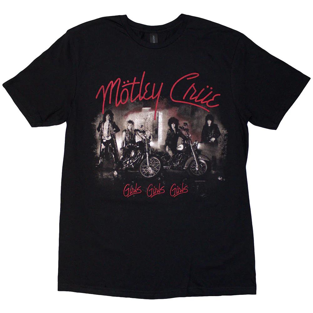 Футболка Motley Crue: Девушки, Девушки, Девушки Винтаж ОФИЦИАЛЬНЫЙ НОВЫЙ S