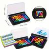 120 Challenge IQ 3D Jigsaw Puzzle Classic Puzzle Pyramid Board Logical Thinking Stencil Game  Space Logical