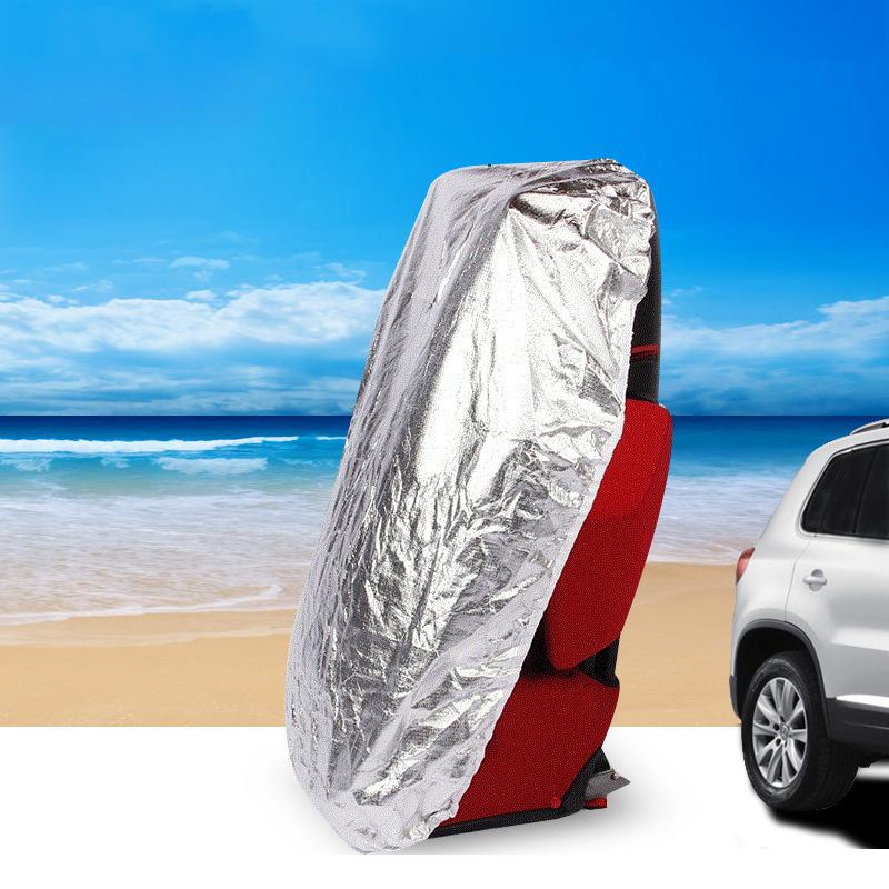 108x80cm Car Seat Baby Seat Sun Shade Protector Full Sunscreen Cover for Kids Aluminium Film Sunshade UV Dust Insulation