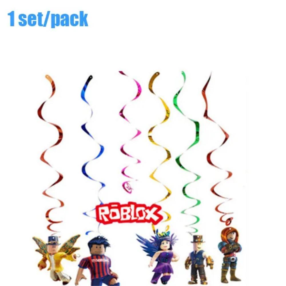 Hot Robot Roblox Dětská Narozeninová Párty Potřeby Sada Jednorázové Nádobí Roblox Papírové Talíře Kelímky Balónky Baby Shower Party Dekorace
