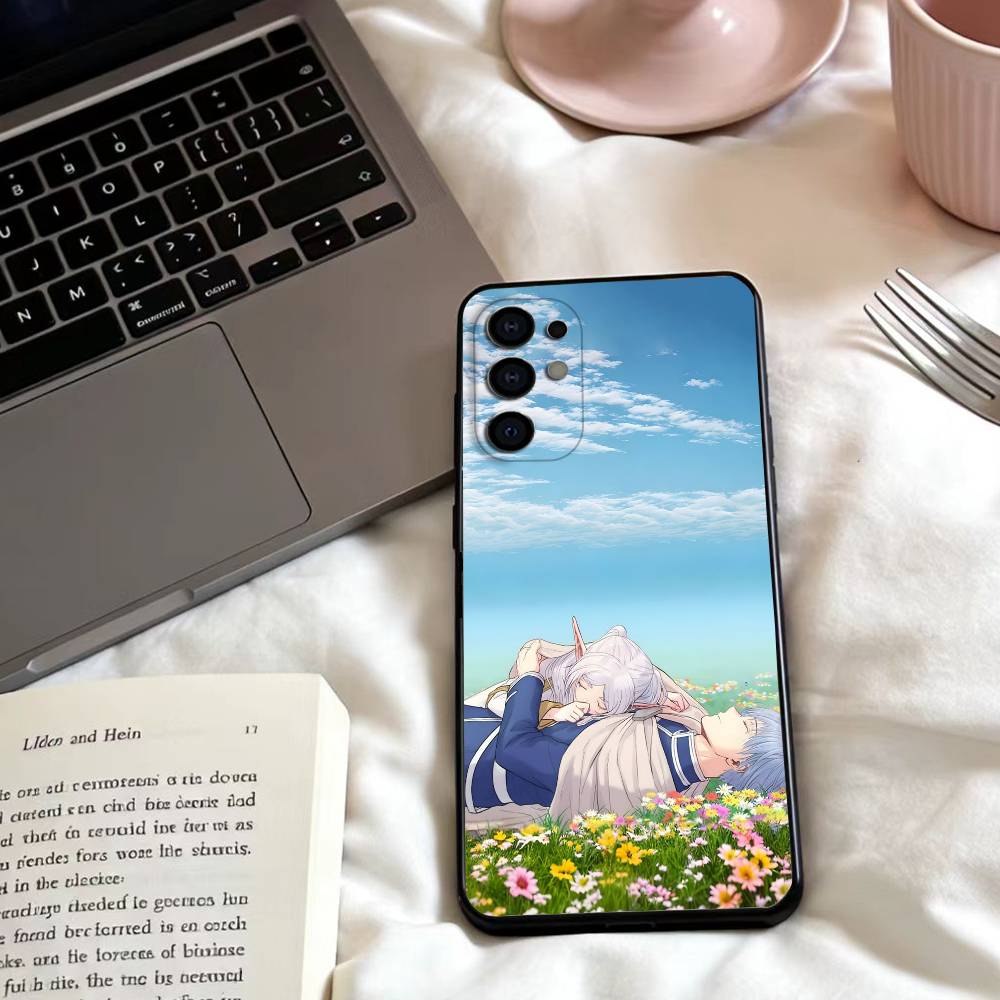 

F-Frieren B-Beyond Journey s End Phone Case For Samsung S25,24,23,22,30,21,10,9,Ultra,Plus,Lite,FE,4,5 G Soft Black Case Samsung S20fe