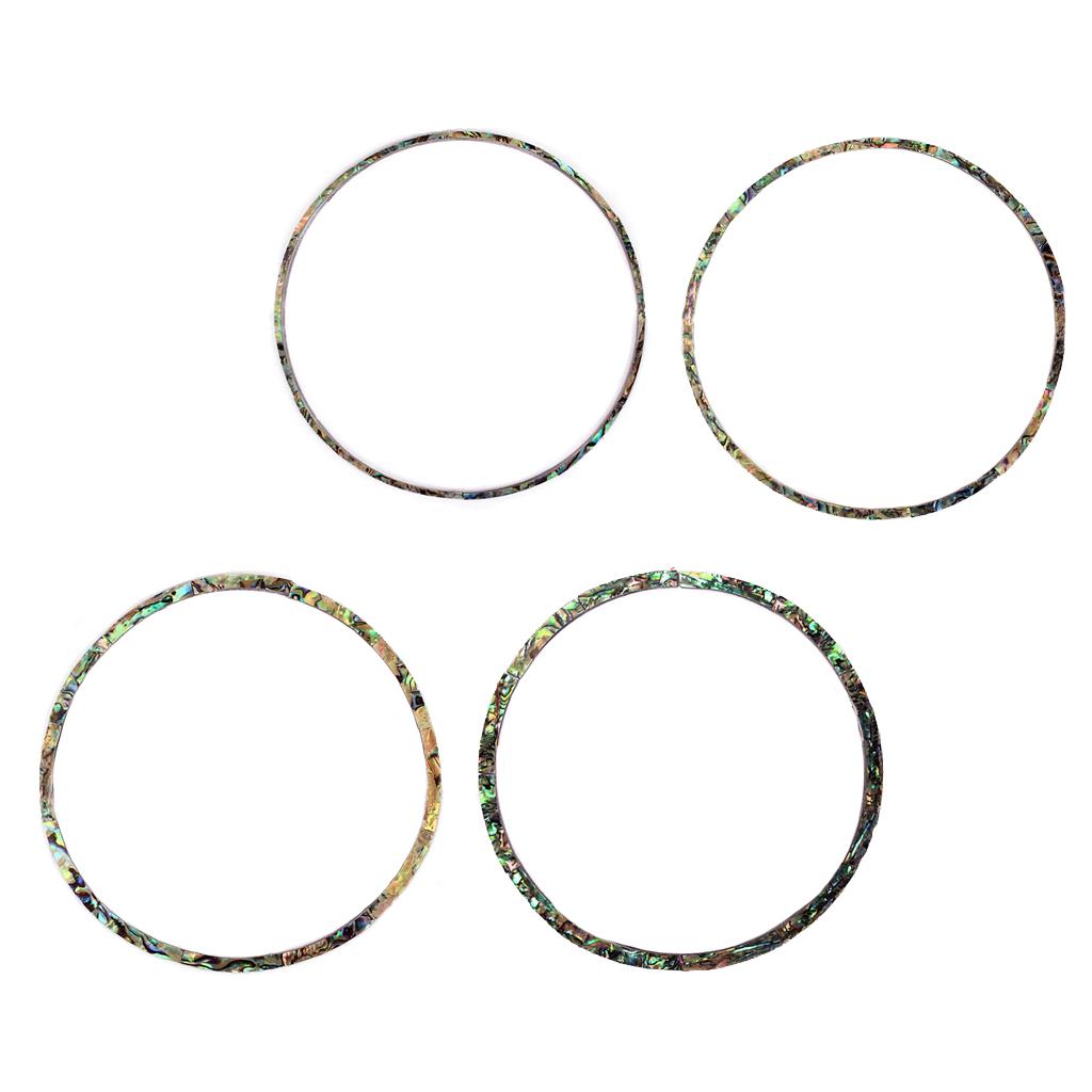 Naturliga Snäckskals Gitarr Ljudhål Dekaler Klassisk Rosett Inlägg Akustisk Gitarr Tillbehör för Luthier Gitarrbyggare