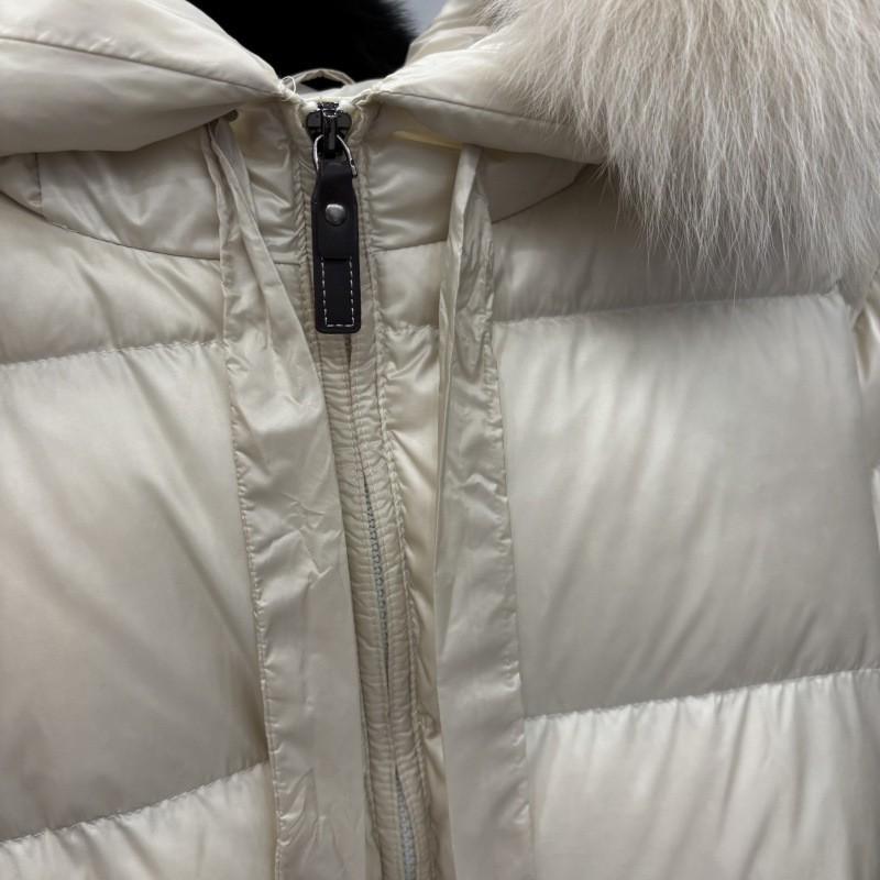 Womens Mid-Length Down Coat With Detachable Hood Waist Belt Warm Thick Winter Outerwear In Black Beige Caramel Coffee