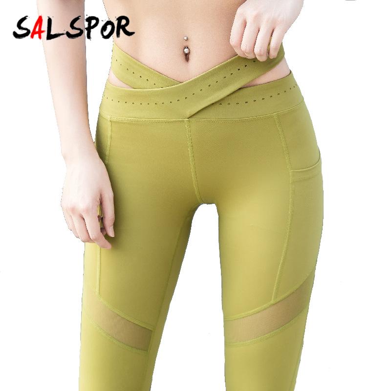 

Женские спортивные леггинсы телесного цвета с полой сеткой для фитнеса и йоги, брюки