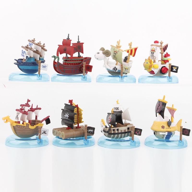 Figurine de Bateau Pirate Thousand Sunny en PVC Objet de Collection Ultime Jouet Boîte Surprise Ensemble