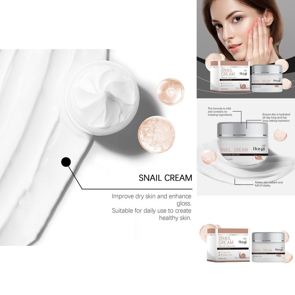 Hoygi Snail Moisturizing Cream Hydrating Nourishing Face Cream For All Skin Types