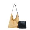 Solid Simple Color Large Capacity Casual Women Suede Tote Bag Autumn For