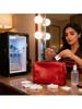 YSL Makeup Bag Storage Bag Toilet Bag Large Capacity Travel Portable Red 16 × 12 × 5cm