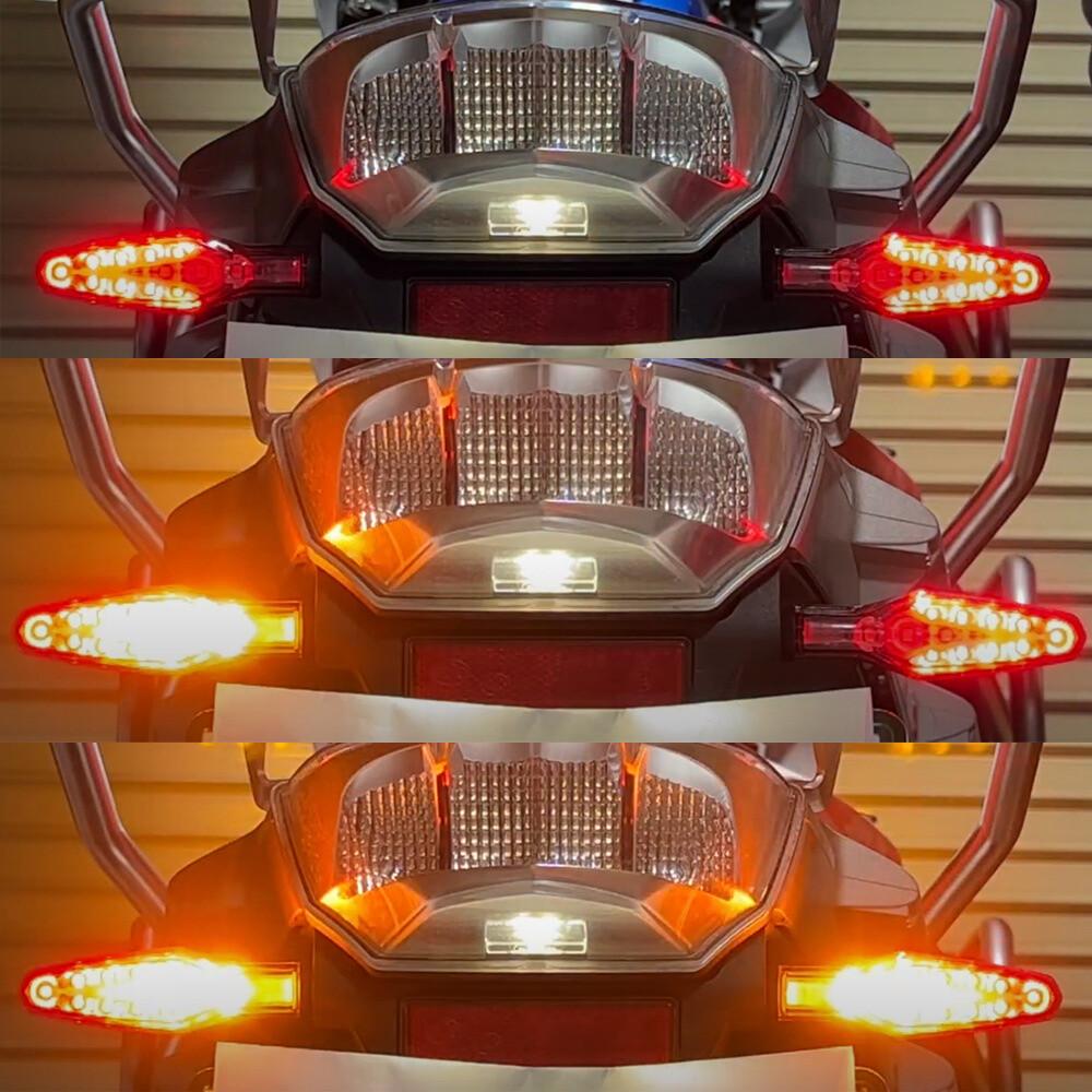 2x LED Turn Signal Rear Brake Tail Light For BMW R1300GS R1250GS S1000RR M1000RR