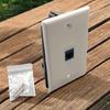 Ethernet Wall Plate Coupler Face Plates Female to Female Wall Inline Coupler Plates for Home Office Networking