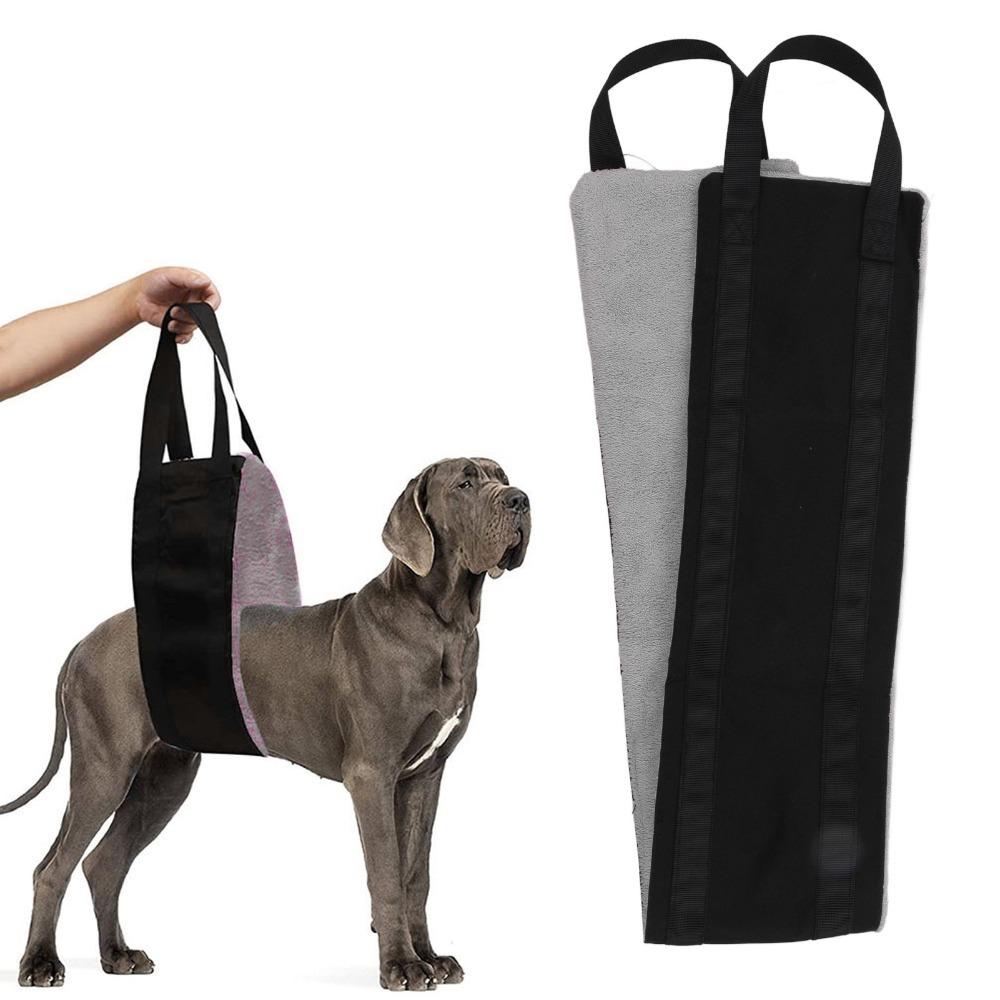 105*16cm Post-surgery Pet Mobility Assist Sling  Pet Postoperative Rehabilitation Walking Support серый