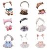 Princess Skirt 20cm Cotton Doll Dress Academic Style Plush Doll Clothes  Doll Accessories