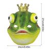 Frog Cosplay Masque Halloween Masque Costume Accessory Frog Cosplay Props for Theme Photography Stage Performance Carnival Party
