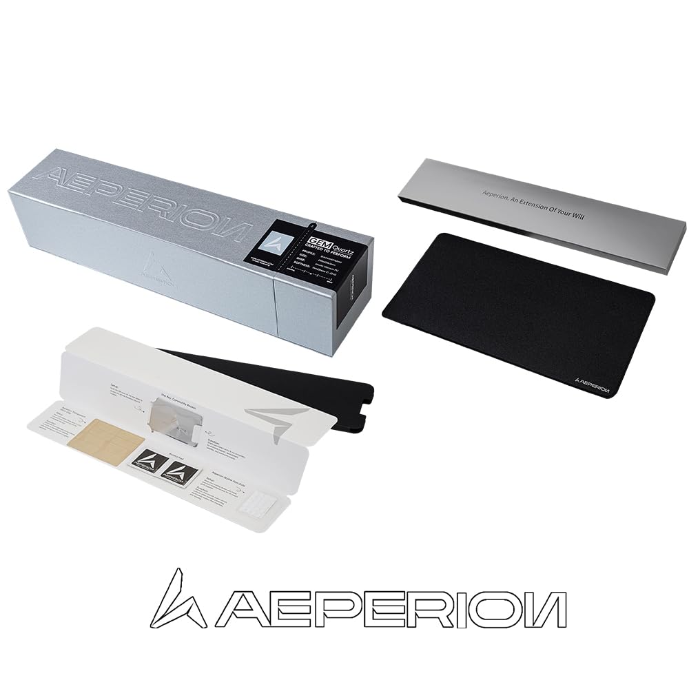 Aeperion Quartz XL 490x420x3mm Gaming Mousepad Gem Series Japanese Distributor Warranty - (Authorized Included)
