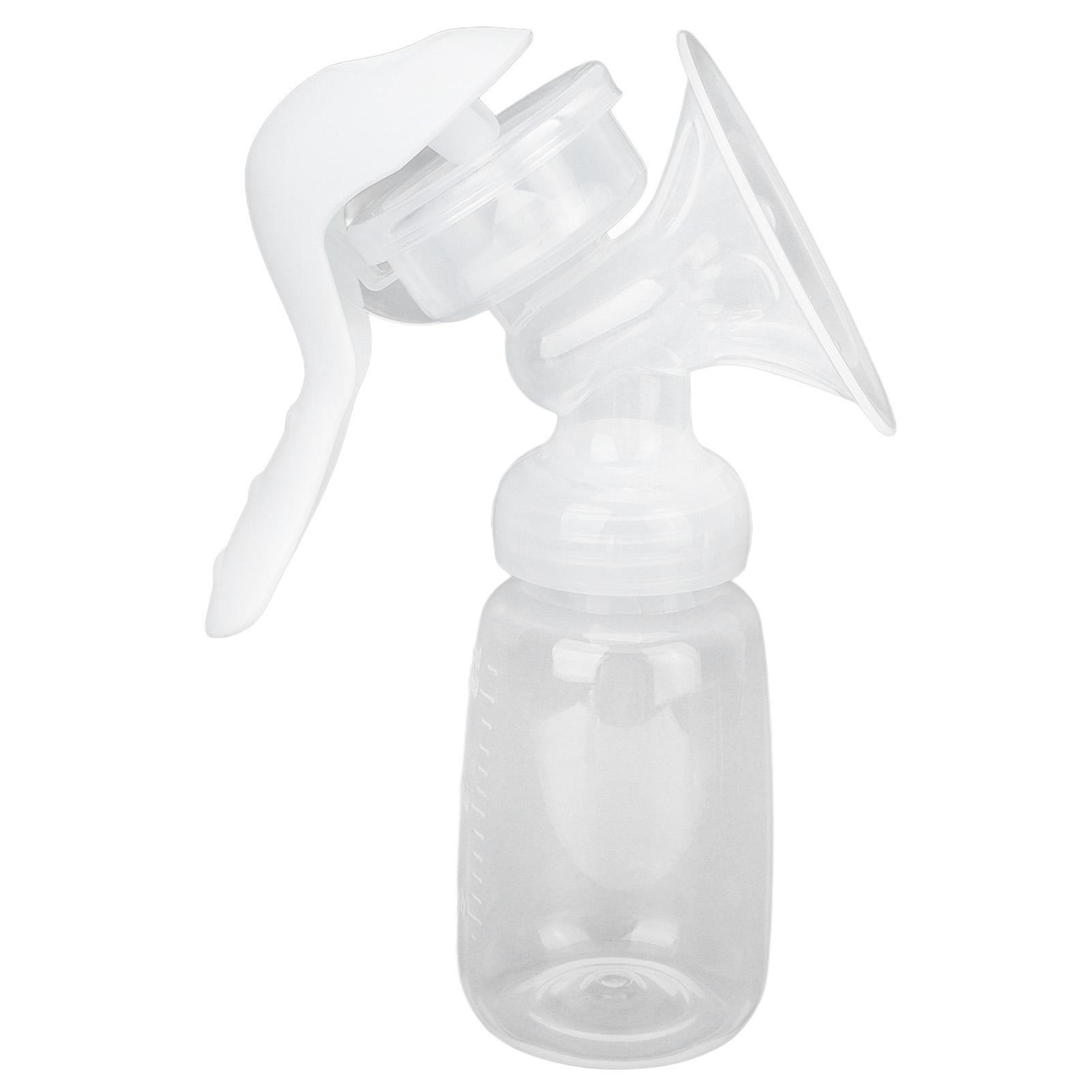 

Manual Hand Breast Pump Heat Resistant Portable Breastfeeding Pump for Lactating Mothers