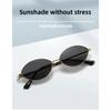 Metal Small Frame Oval Sunglasses Women High-end 2026 New Fashionable and Versatile UV Resistant Luxury Glasses Gentleman