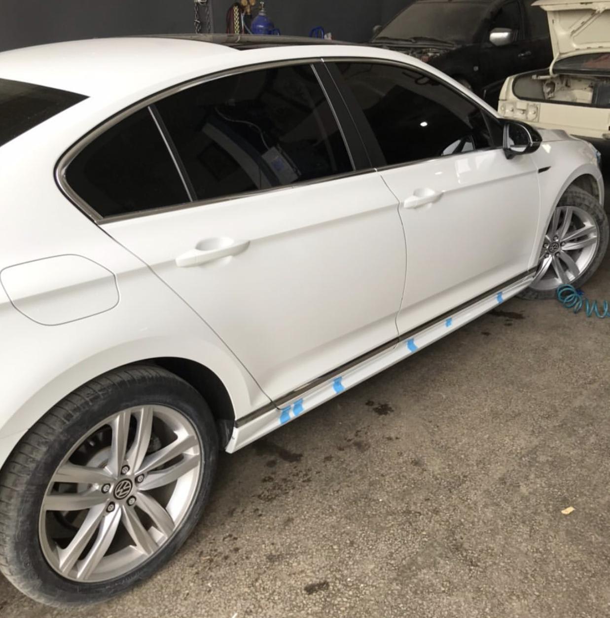 

For Vw Passat B8 R Line Side Skirts Plastic 2015 to 2022