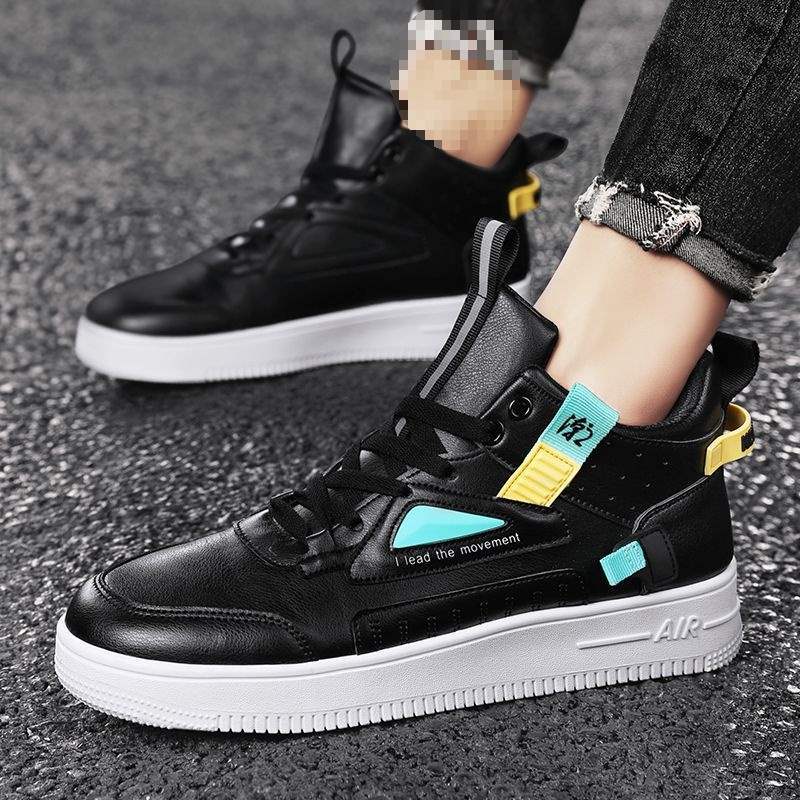 Men's shoes 2025 new winter velvet thickened warm cotton shoes sports board shoes men's student casual little white tide shoes