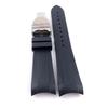 Used 22mm Watch Aftermarket Product Silicone Rubber Strap Curved End Black D Buckle Included [Compatible With] TUDOR Black Bay Tudor Tudor