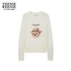 Women's Cartoon Bear Letter Knit Sweater