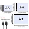 A3 A4 A5 Light Pad Kit Light Board for Accessories Diamond Art Sketching Art Light Board