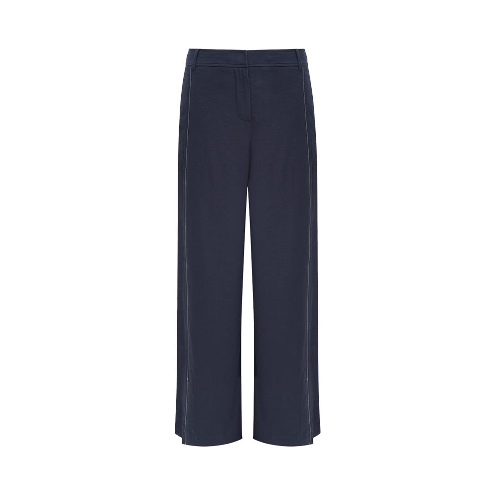 OLIVIA HASSLER Contrast Stitch Wide Pants_Ohempt103
