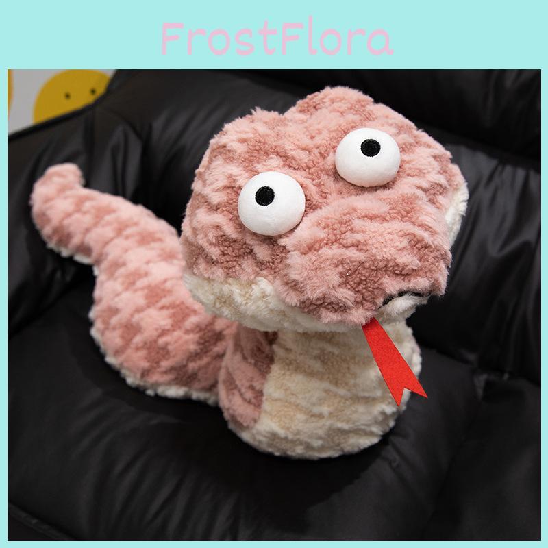 Snake Simulation Cartoon Plush Toy Cute Snake Year Mascot Male Female Dolls