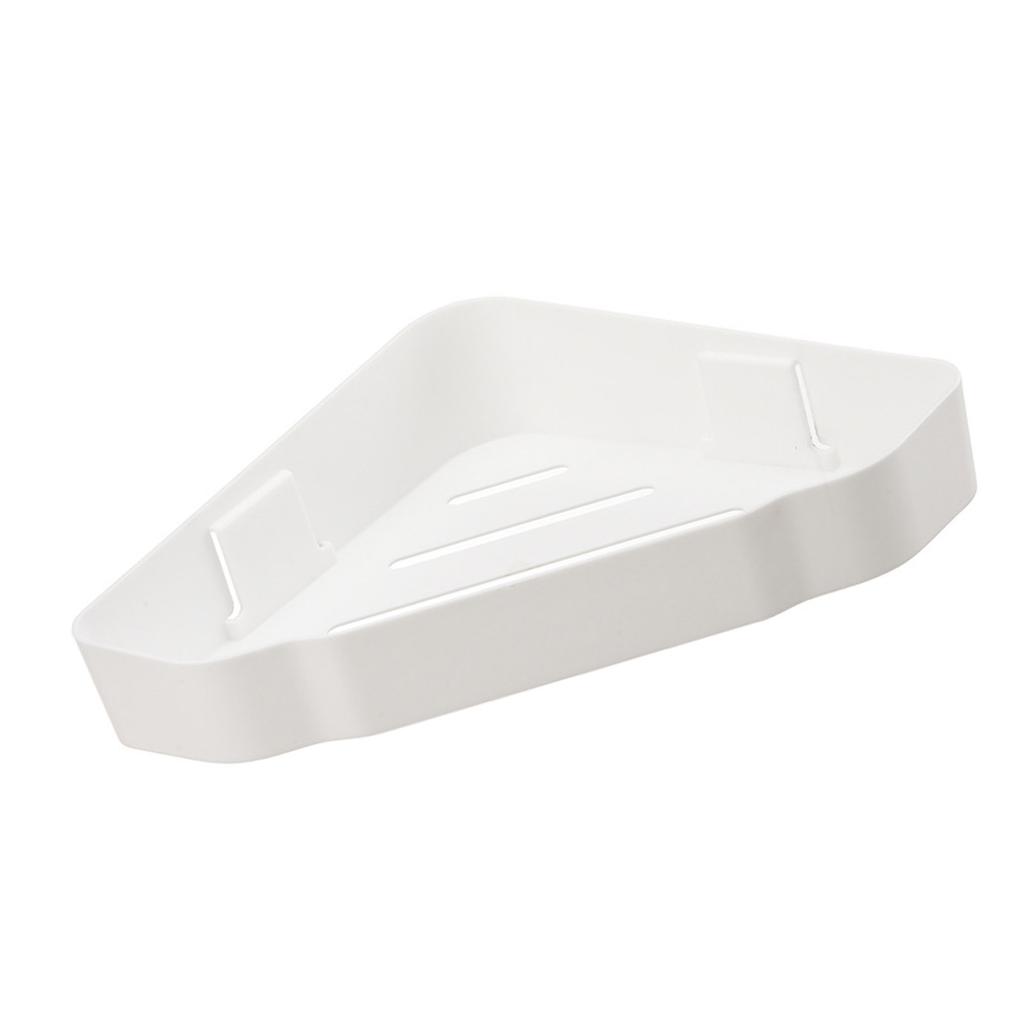 Corner Storage Shelf Plastic Multifunctional Large Capacity Simple Shower Organizer for Bathroom