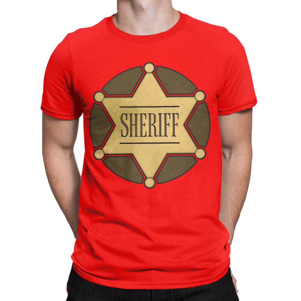 Wild West Sheriff Novelty 100 Cotton Tshirt Deputy Sheriff Office Decor Tees Tops For Unisex