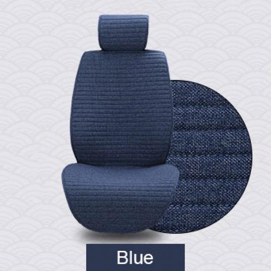 1 Piece Car Front Seat Cushion Breathable Linen Automobile Seats Cover Universal Mats Fit Most Auto Truck SUV Protection