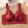 Satin Silk Thin Bra with Soft Underwire To Prevent Sagging and Support Large Busts