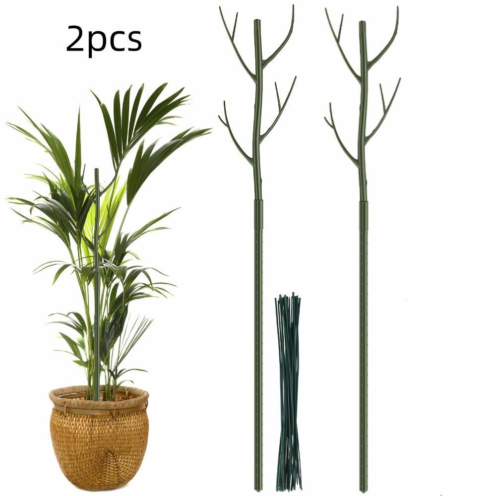 2pcs Simulated Tree Branch Vine Climbing Bracket Plastic Plant Plastic Sticks  Potted Plants