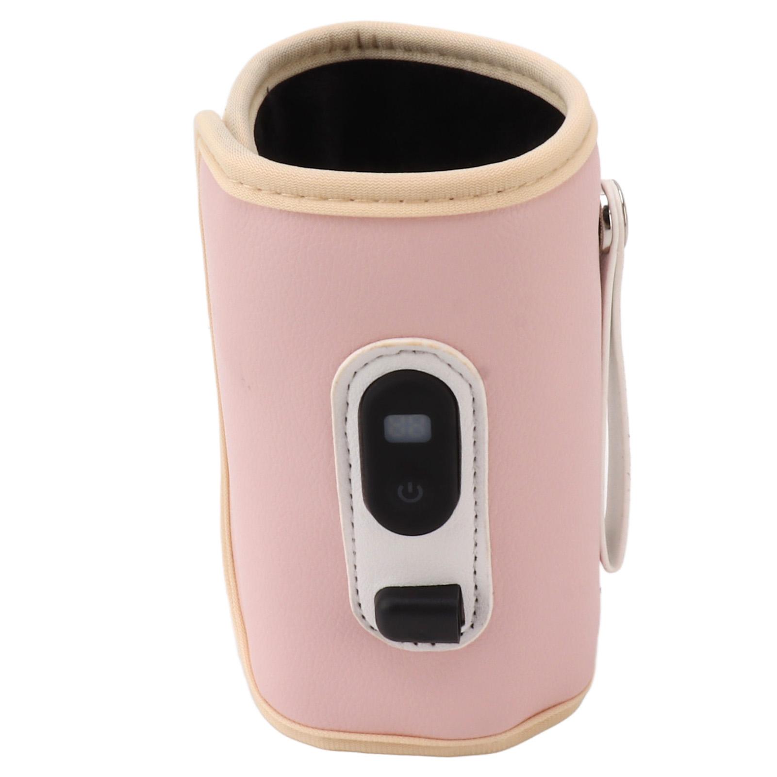 Baby Milk Bottle Warmer USB Digital Display 5 Speeds Portable Baby Milk Ht for Milk Brstmilk Water
