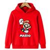 Children's Hoodie Princess Peach Mario Cute Kids Clothing Long Sleeve Hoodie Comfortable Winter Pullover