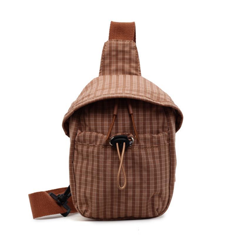 2025 New Niche Design Ins Casual Simple Fashion Shoulder Bag Canvas Mobile Phone Bag Women's Messenger Bag