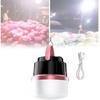Led Bulb Rechargeable Light Stalls Outdoor Home Use Energy Efficient Portable