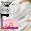 Laundry Effervescent Tablets with Bio Enzyme Dissolves Yellow and Coffee Stains Suitable for Home Clothing Stain Removal