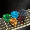 30/50pcs Boxed 0.46mm Guitar Picks ABS Plastic Assorted Colors Designs for Guitar Ukulele Bass Acoustic/Electric Guitar JXB