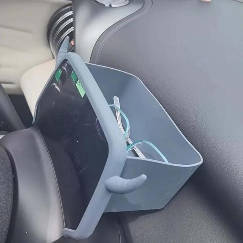 Cars Accessories Car Trument Screen Storage Box For BYD ATTO 3 YUAN UP Plus -2024 Central Navigation Screen Storage Box