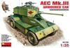 MiniArt AEC Armored Car Plastic Model Kit 1/35 Mk.3