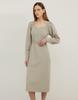 GIEMAR Squareneck H Line Dress (Belt Set) 2Colors Square Neck H-Line Dress Belt Set Two Colors