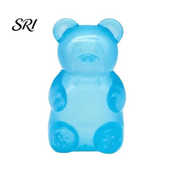 Glitter Bear Toy Clear Squeeze Anxiety Stress Relief Sugar Ball Sensory Soft Stretchy Decompression Fidget Slow Rising